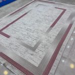 سجادة زاد كريمي*بيج*برجندي 200*280
